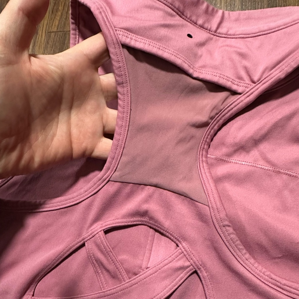 Gymshark Pink Zip Front Sports Bra - Size L - Picture 4 of 8